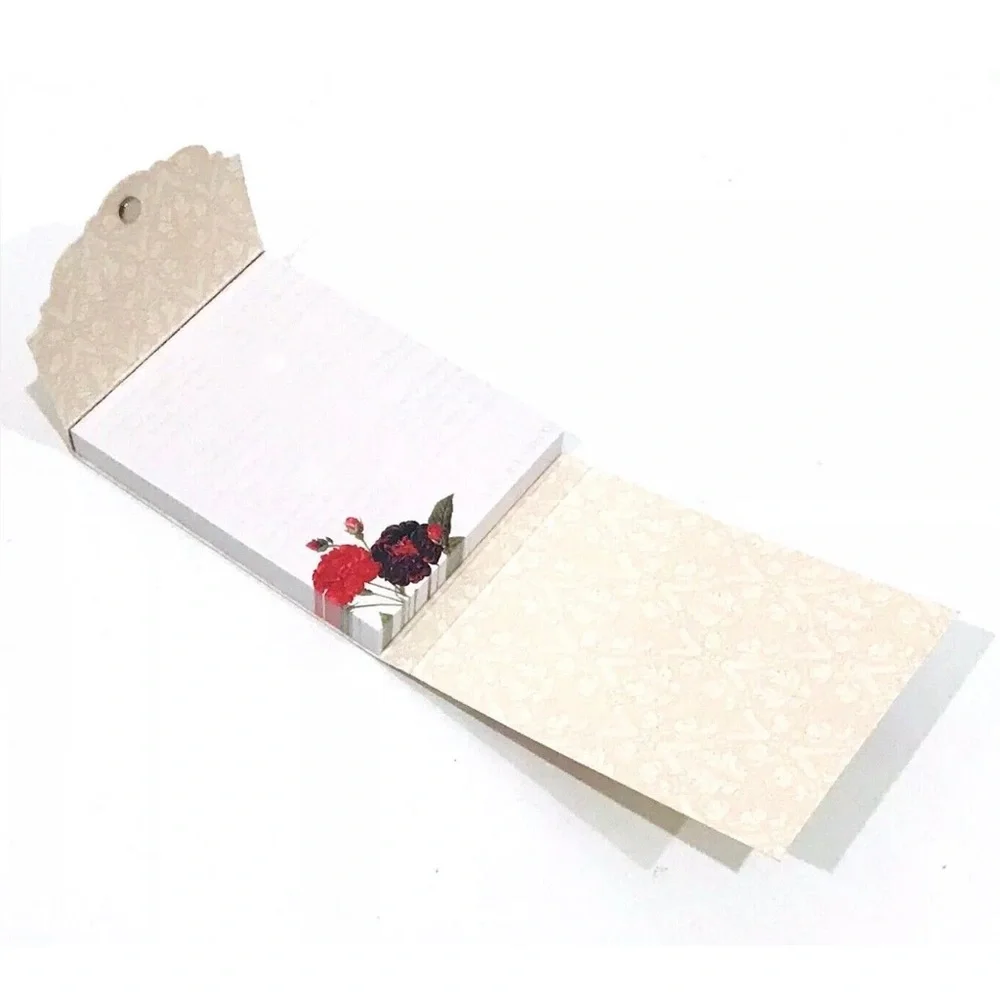 Punch Studio Embellished Mini Notepad ~ Friends Garden (60756)